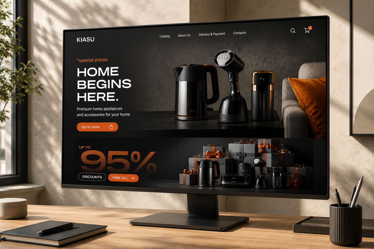 Kiasu home appliances digital experience